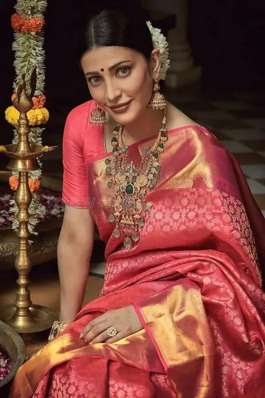 Banarasi Semi Kanchipuram Zari Tissue Viskat Saree